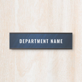 Placa De Porta Nome do Departamento Sinal da Porta