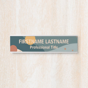 Placa De Porta Nome Personalizado do Boho