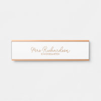 Nome Personalizado do Professor Grau Moderno Simpl