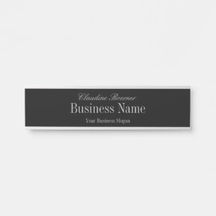 Placa De Porta Nome Personalizável Plate CrAfter Artist