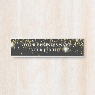 Placa De Porta Nome Título Funcionário Sinal de Porta do Office