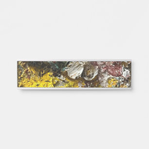 Placa De Porta Paleta de artistas #1