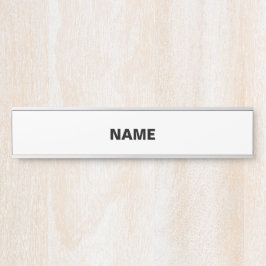 Placa De Porta Personalizar ou personalizar