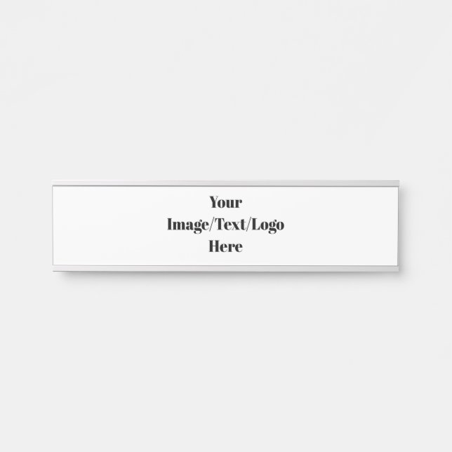 Placa De Porta Personalizar ou personalizar Modelos de Vazio (Frente)