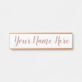 Placa De Porta Placa conhecida para o trabalho