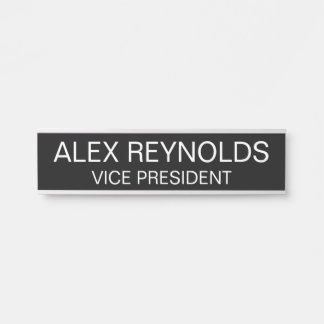 Placa De Porta Placa de Nome com Gravação Personalizada com Canto