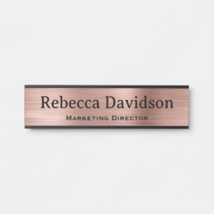 Placa De Porta Placas de Porta para Porta de Escritório Rosa Dour