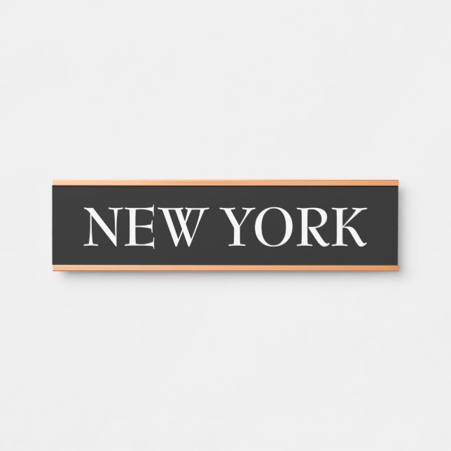 Placa De Porta Relógio Mundial de Fuso Horário (Frente)