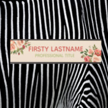 Rosas Vermelhas e Rosa Sinais de Porta do Escritór