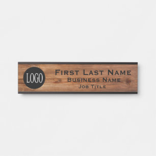 Placa De Porta Sinal de Madeira Rústica para Porta de Escritório