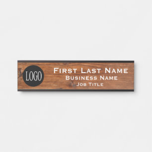 Placa De Porta Sinal de Madeira Rústica para Porta de Escritório 