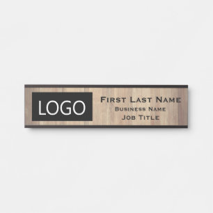 Placa De Porta Sinal de Madeira Rústica para Porta de Escritório 