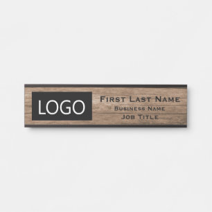 Placa De Porta Sinal de Madeira Rústica para Porta de Escritório