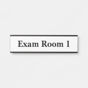 Placa De Porta Sinal de porta da sala de exames de dentista do m