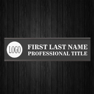 Placa De Porta Sinal de Porta de Escritório com Logotipo da Sua E