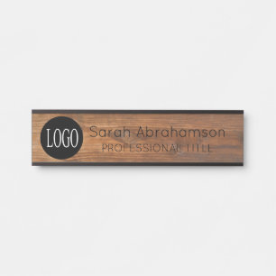 Placa De Porta Sinal de Porta de Escritório com Logotipo Personal