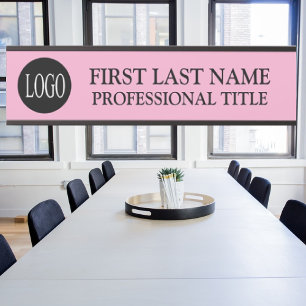 Placa De Porta Sinal de Porta de Escritório Logotipo da Sua Empre