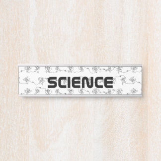 Placa De Porta Sinal de porta do astronauta