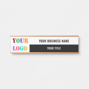 Placa De Porta Sinal de Porta do Escritório de Negócios com Nome