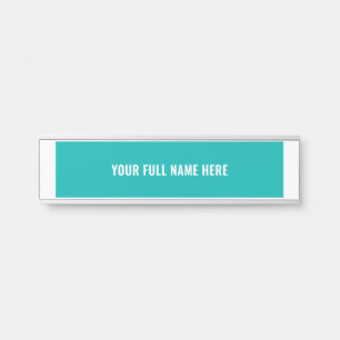 Placa De Porta Sinal de porta personalizada de nome personalizado