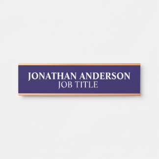 Placa De Porta Sinal de porta profissional moderna