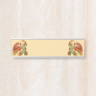 Placa De Porta Slow but Growing