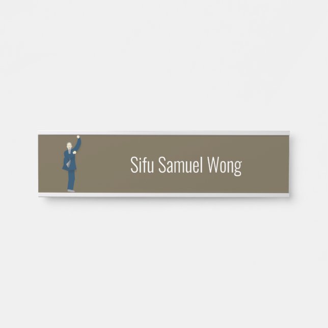 Placa De Porta Tai Chi (Frente)