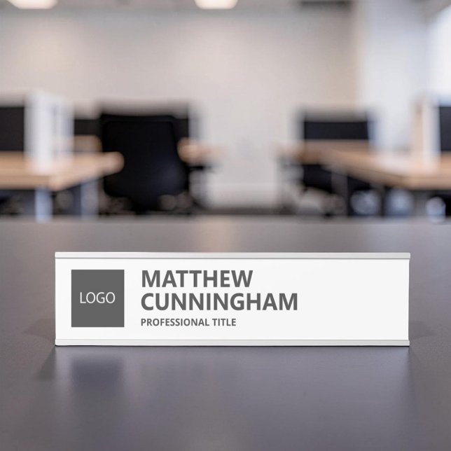 Placa De Porta Título do Trabalho do Nome do Funcionário do Logot (Criador carregado)