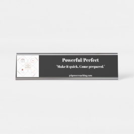 Placa de Prata Poderosa/Perfeita para Mesa