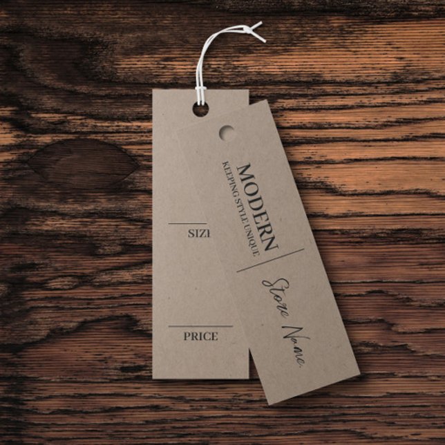 Placa de preço de exibição de travamento de vestuá (Criador carregado)