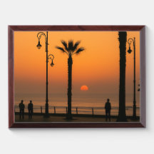 Placa de Prêmio solar tropical - Elegante e Inspir