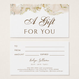 placa de presente de design de marcação bege