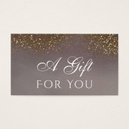 placa de presentes com brilho líquido