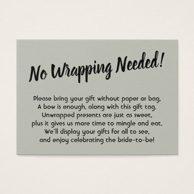 Placa de presentes mínima sem embreagem do Chá (Frente)