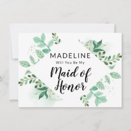 Placa de Proposta de Madrinha de casamento de Casa
