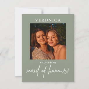 Placa de Proposta de Madrinha de casamento de Foto