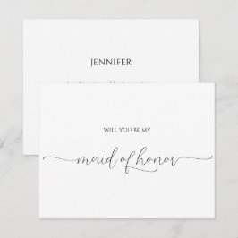 Placa de Proposta de Madrinha de casamento de Scri