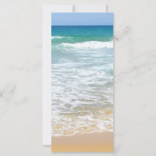 Placa de rack de praia tropical