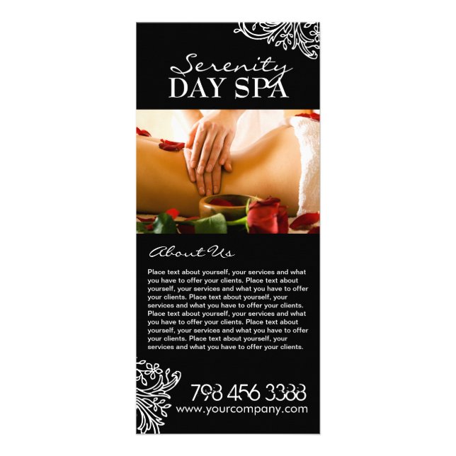 Placa de rack do menu salão totalmente personalizá (Frente)