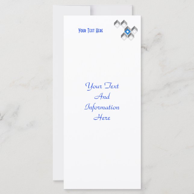 Placa de rack quadrada moderna (Frente)