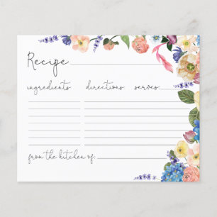 Placa de recebimento de Chá de panela Floral Fantá