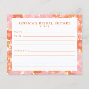 Placa de recebimento de Chás de panela de flores 