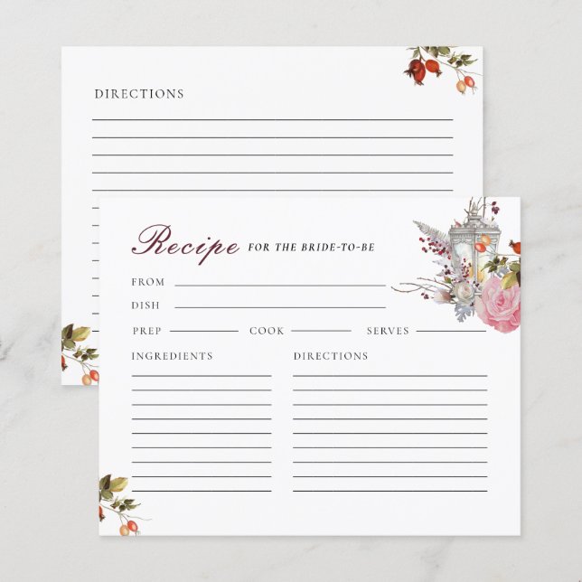 Placa de recebimento de Chás de panela e Rosas de  (Frente/Verso)