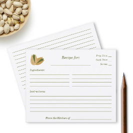 Placa de recebimento do Chá de panela Pistachio