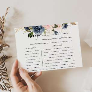 Placa de recebimento do Chá de panela rosa azul do