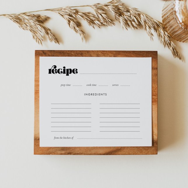 Placa de Receita do Chá de panela de Script Retroa (Criador carregado)