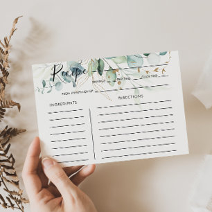 Placa de Receita do Chá de panela Floral Dourado E