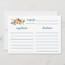 Placa de Receita do Chá de panela Floral Garden