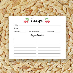 Placa de recepção do Chá de panela Retro Cherries 