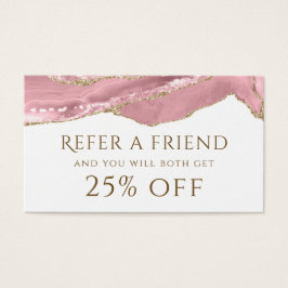 Placa de Referência de Agato de Blush Rosa